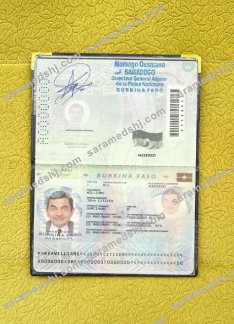 Burkina Faso pass (2008-2018) photo look